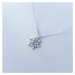 OLIVIE Stříbrný náhrdelník SNĚHOVÁ VLOČKA 4946