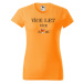 DOBRÝ TRIKO Dámské narozeninové tričko Více RUMU Barva: Oranžová