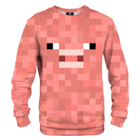 Mr. GUGU & Miss GO Unisex's Pixel Pig Sweater S-Pc2355