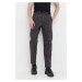 Kalhoty Abercrombie & Fitch pánské, šedá barva, ve střihu cargo