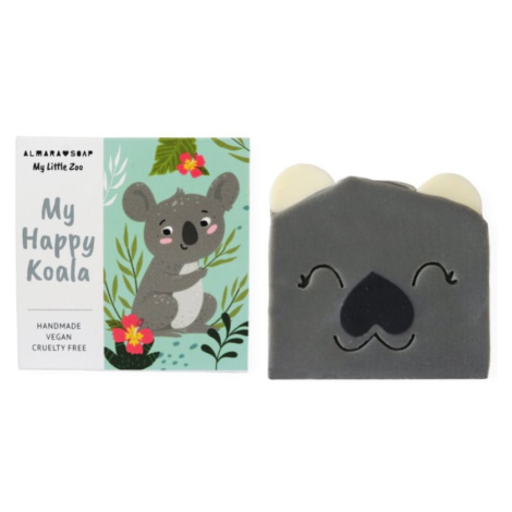 Almara Soap For Kids My Happy Koala ručně vyráběné mýdlo s vůní malin pro děti 100 g