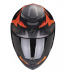 SCORPION EXO-520 EVO AIR ELAN moto přilba matná černá/oranžová