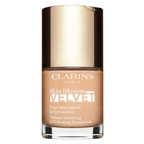 Clarins Skin Illusion Velvet tekutý make-up s matným finišem s vyživujícím účinkem odstín 102.5C