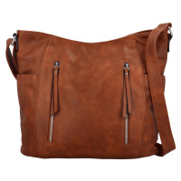 Trendy dámská crossbody Vildisa, hnědá