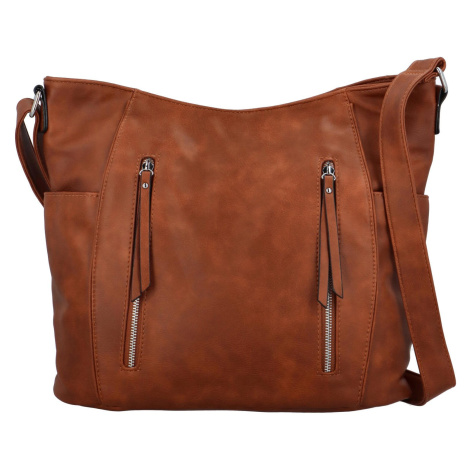 Trendy dámská crossbody Vildisa, hnědá Tessra