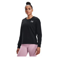 Mikina Under Armour Rival Fleece Oversize Crew Black