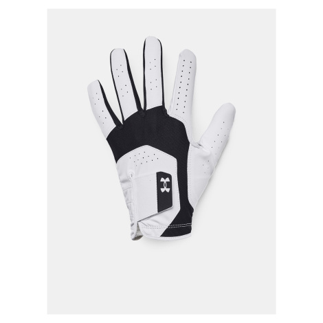 Bílo-černé pánské sportovní rukavice Under Armour UA Iso-Chill Golf