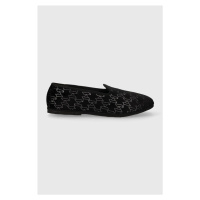 Pantofle Karl Lagerfeld KLARA III černá barva, KL40040