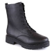 Pohodlné zateplené kožené boty pro ženy Remonte W RKR622 black - Rieker
