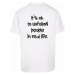 Merchcode / Unfollow front X Oversize Tee white