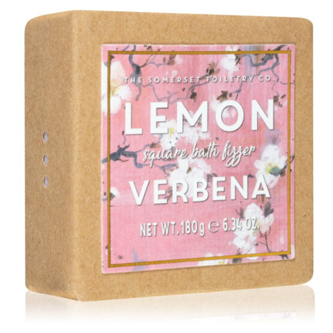 The Somerset Toiletry Co. Square Bath Fizzer šumivé tablety do koupele Lemon & Verbena 180 g