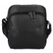 Pánská kožená taška na doklady černá - Hexagona 823154 černá