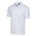 GREGNORMAN PROTEK ML75 STRIPE POLO Pánské golfové polo triko, bílá, velikost