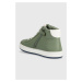 Dětské kožené sneakers boty Camper K900349 35-38 Runner Four Kids zelená barva