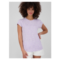 Světle fialové dámské vzorované tričko Alife and Kickin