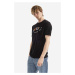 Bavlněné tričko Wood Wood Ace Arch T-shirt černá barva, s potiskem, 10285702.2222-WHITE