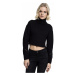 Svetr Urban Classics Ladies HiLo Turtleneck Sweater - black