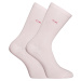2PACK dámské ponožky Calvin Klein vysoké vícebarevné (701218769 003)