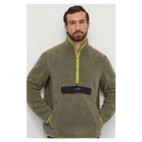 Sportovní mikina Icebreaker RealFleece Merino High Pile zelená barva