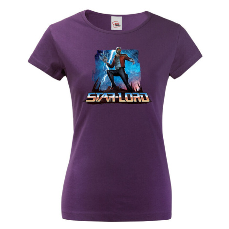 Dámské tričko s potiskem Star-Lord- ideální dárek pro fanoušky Marvel BezvaTriko