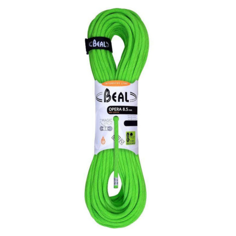 BEAL Sportovní jednoduché dynamické lano Opera 8,5mm Unicore Golden Dry 60m