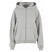 DEF / Zip Hoody grey washed