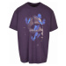 Mister Tee / Le Papillon Oversize Tee purplenight