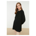 Trendyol Black Crew Neck Tunic With Lace