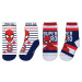 Spider Man - licence Chlapecké ponožky - Spider-Man 52341348, bílá / šedý melír Barva: Mix barev