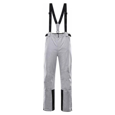 ALPINE PRO SANGO 8 Pánské lyžařské kalhoty MPAS477773 šedá