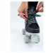 Rio Roller Lumina Adults Quad Skates - Black / Grey - UK:7A EU:40.5 US:M8L9