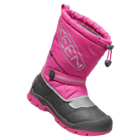 Keen Snow Troll Wp Youth Dětské zimní boty 10026177KEN fuchsia purple/silver