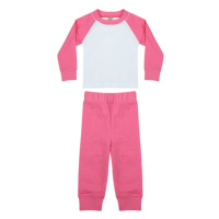 Larkwood Dětské pyžamo LW071 Candyfloss Pink