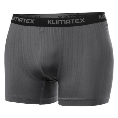 Klimatex BAX Pánské boxerky, tmavě šedá, velikost