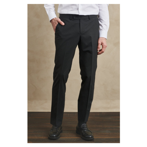AC&Co / Altınyıldız Classics Men's Black Slim Fit Narrow Cut Classic Side Pocket Trousers