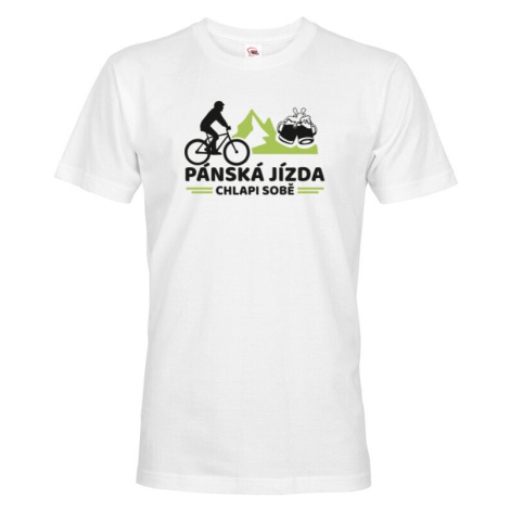 Pánské cyklo tričko Pánská jízda BezvaTriko