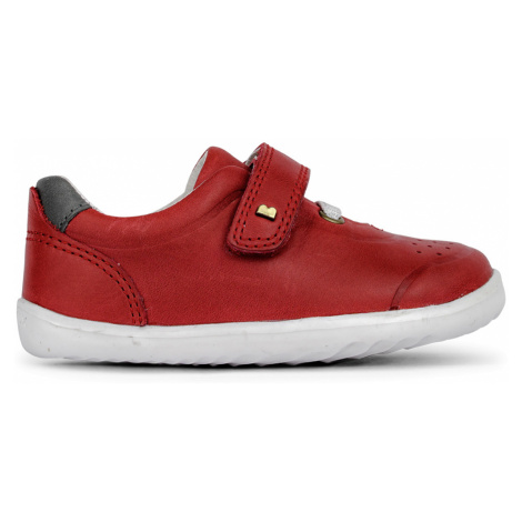 boty Bobux Ryder Red + Charcoal Step Up