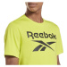 Reebok RI BIG LOGO TEE Pánské triko, světle zelená, velikost