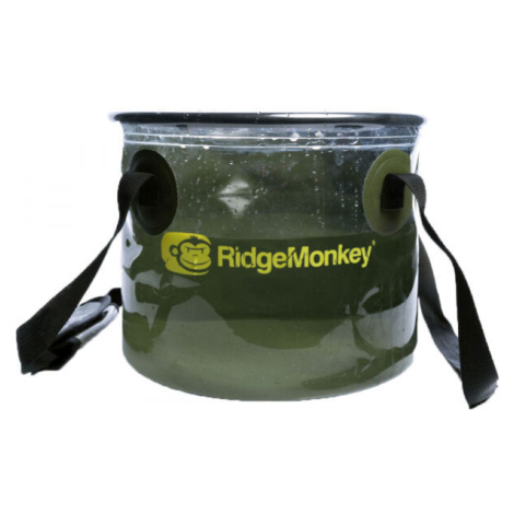 RIDGEMONKEY PERSPECTIVE COLLAPSIBLE BUCKET 15 L Kbelík, zelená, velikost