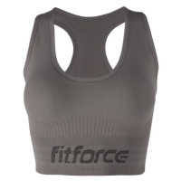 Fitforce SANCY Dámská fitness podprsenka, šedá, velikost