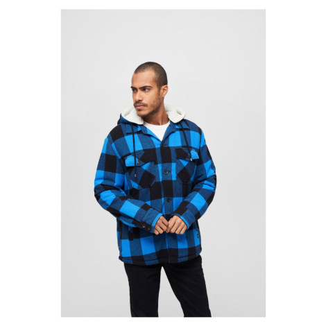 Pánská bunda // Brandit Lumberjacket Hooded black/blue