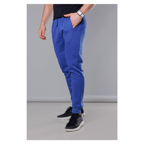 Modré pánské teplákové kalhoty (68XW01-15) J.STYLE