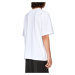 Tričko diesel t-nlabel-l1 t-shirt bílá