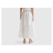 Benetton, Skirt With Broderie Anglaise