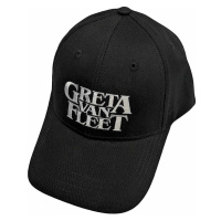 Greta Van Fleet kšiltovka, White Logo Black