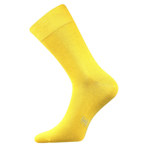 Lonka Decolor Pánské společenské ponožky BM000000563500101716 žlutá