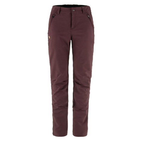 Fjällräven Abisko Trail Stretch Trousers W, Barva PORT