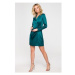 Makover Dámské mini šaty Annaree K156 zelená Zelená