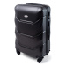 Rogal Černý luxusní lehký plastový kufr "Luxury" - M (35l), L (65l), XL (100l)