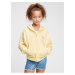 Žlutá holčičí dětská mikina GAP Logo hoodie
